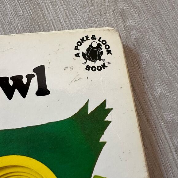 I Am An Owl Spiral Bound Poke & Look Board Book Vintage 1981 - Picture 9 of 12
